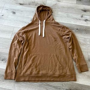 Jungmaven brown pullover hoodie cotton hemp xxl